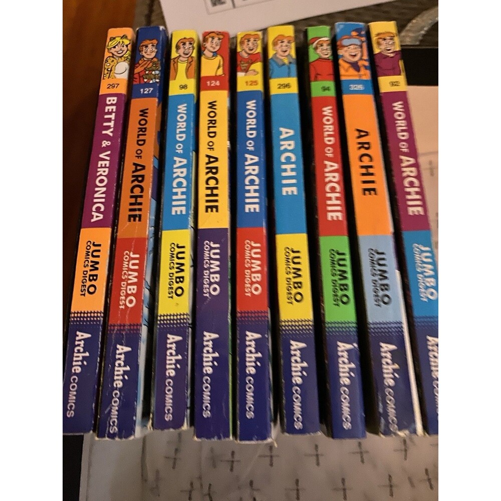 Lot Of 9 Archie JUMBO Comics